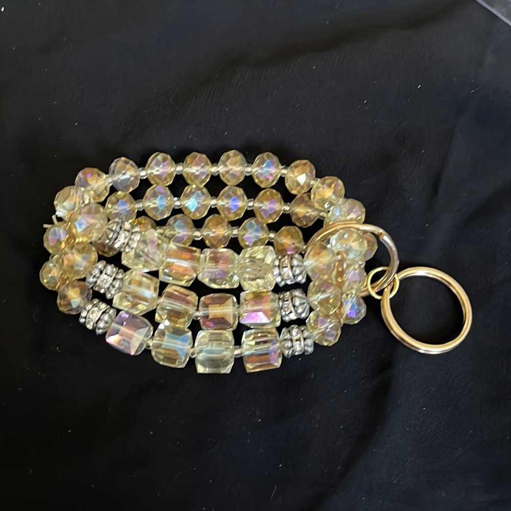 Beautiful handmade keychain bracelet